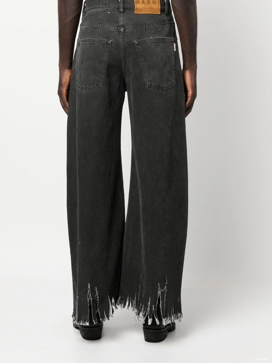 Affordable Women wide leg Alanui jeans fringed 0714